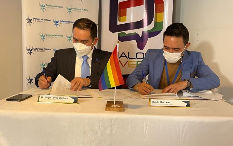 DEFENSORÍA PÚBLICA Y DIÁLOGO DIVERSO FIRMAN CONVENIO PARA ASISTENCIA LEGAL GRATUITA A POBLACIÓN LGBTIQ+