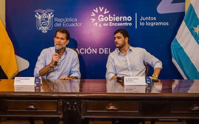 GOBERNADOR DEL GUAYAS SE REUNIÓ CON AQUILES ALVAREZ Y MARCELA AGUIUÑAGA