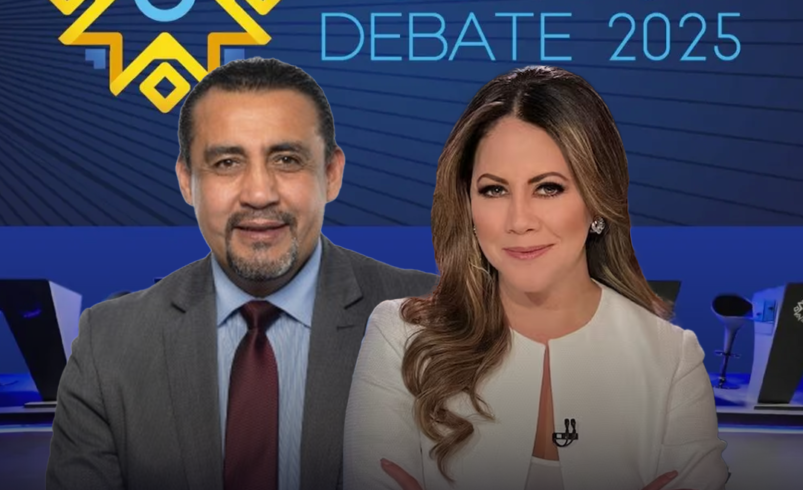 Fabricio Vela y Denisse Molina serán los moderadores del debate presidencial 2025