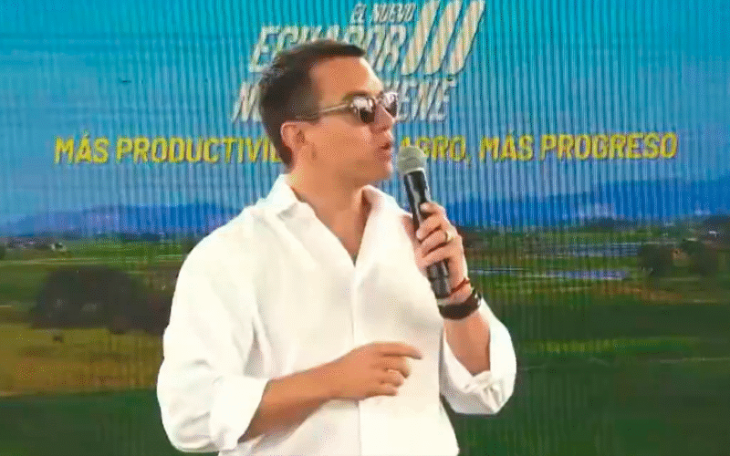 «Yo marcharé con la gente», Daniel Noboa convoca a movilizaciones pacíficas