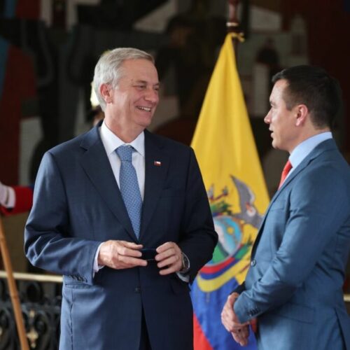 EL PRESIDENTE DANIEL NOBOA VIAJÓ A CHILE PARA LA INVESTIDURA DE SU HOMOLOGO JOSÉ ANTONIO KAST